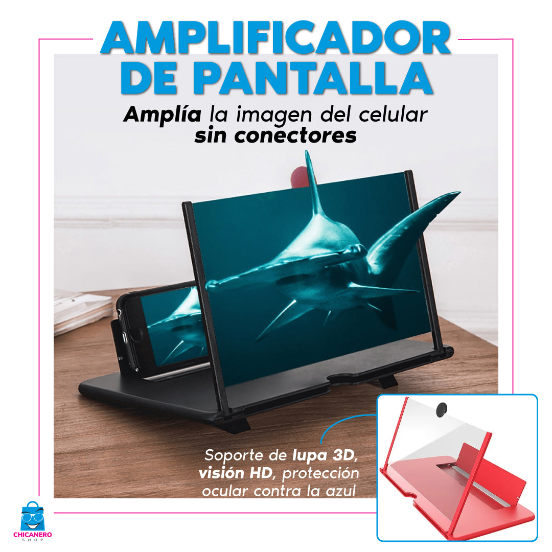 AMPLIFICADOR DE PANTALLA 3D - 12plg – chicanero shop