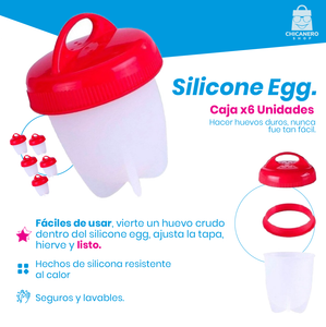 Silicona Para Huevo Hervidor De Huevos Egg Boil