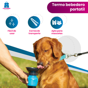 Termo Bebedero Portátil para Mascotas®