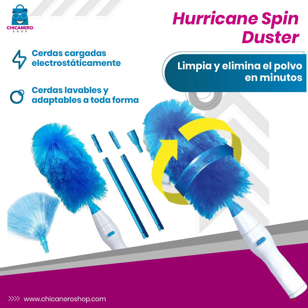 Limpiador Eléctrico Hurricane Spin Duster